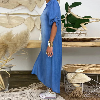 Seren | Long Denim Dress