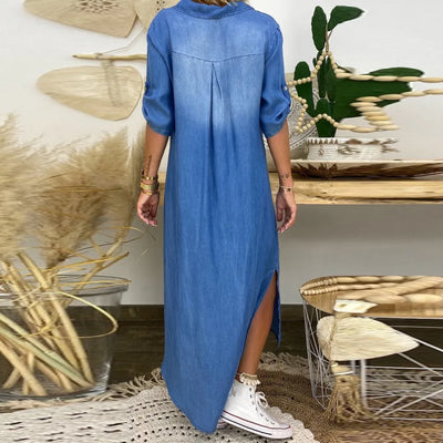 Seren | Long Denim Dress