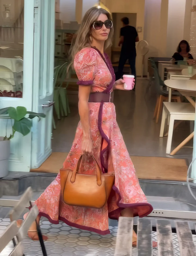Seraphina | Sunset Stroll Wrap Dress