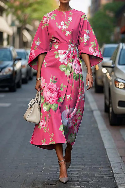 Celestine | Sculpted Elegance Midi Dress