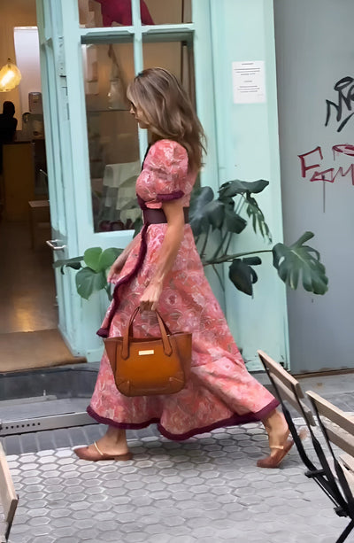 Seraphina | Sunset Stroll Wrap Dress