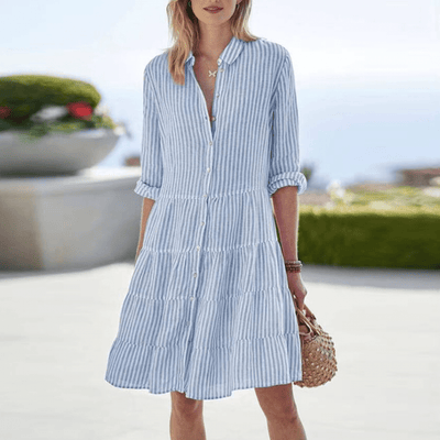 Isla | Breezy Striped Summer Dress